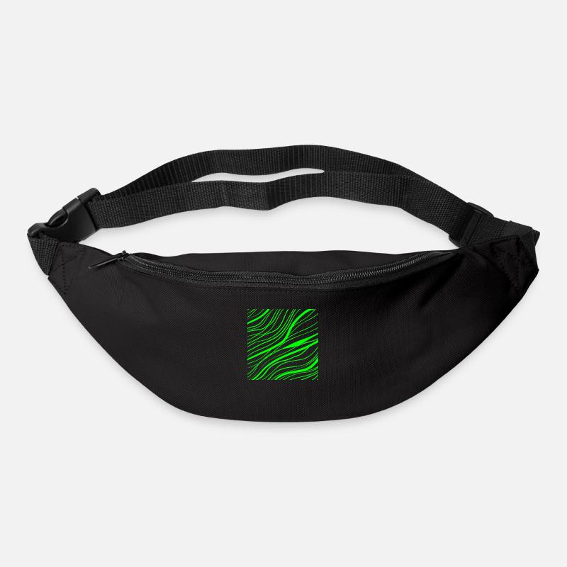 Modell der Dschungellinie - Gürteltasche - Schwarz