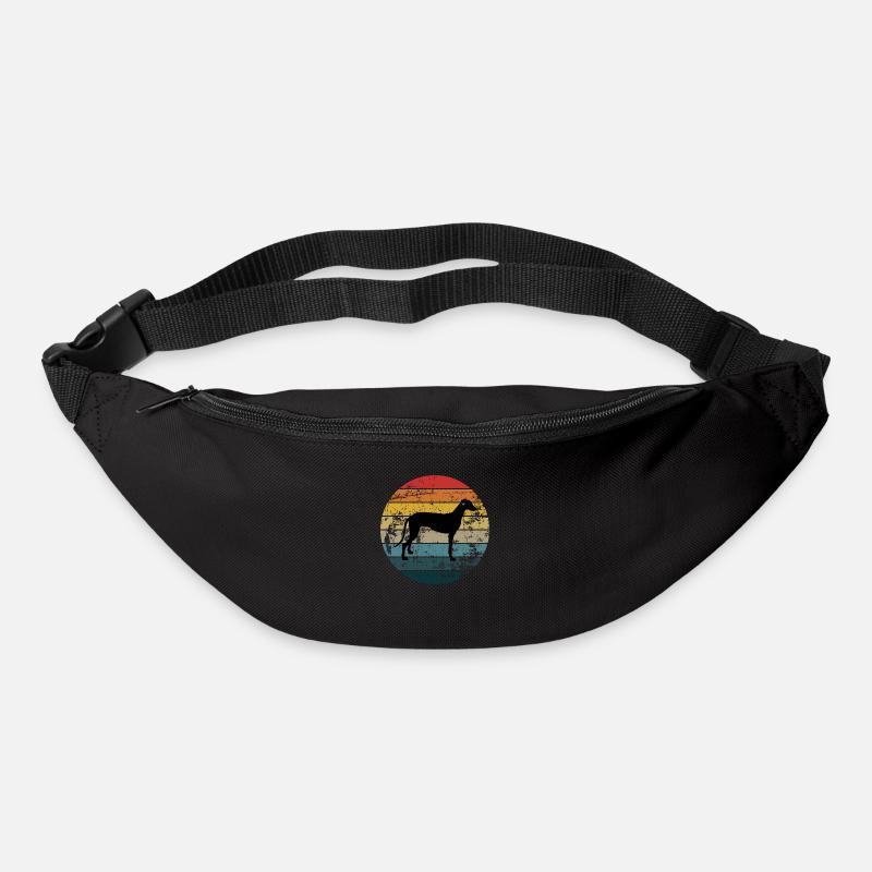Windhund - Gürteltasche - Schwarz