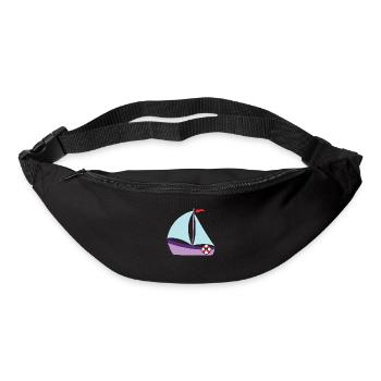 sailboat - Bum bag - black - Front