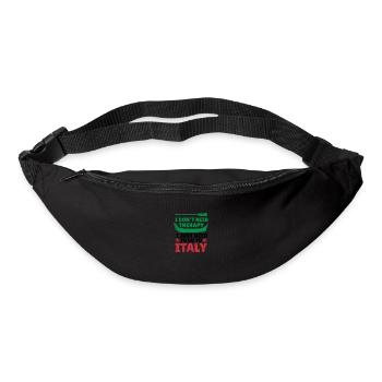 I Don’t Need Therapy I Just Need To Go To Italy - Gürteltasche - Schwarz - Vorne