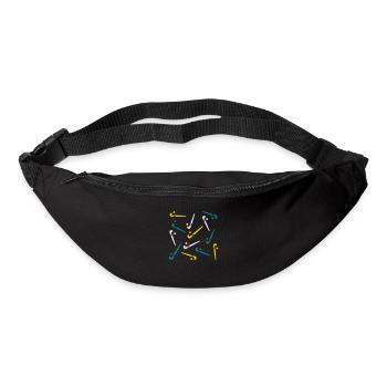 Hockeyschläger - Gürteltasche - Schwarz - Vorne