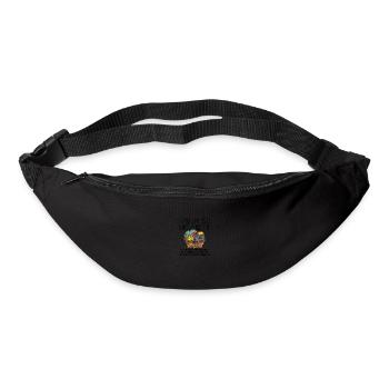 Tricot panier à tricoter laine - Sac banane - noir - Devant
