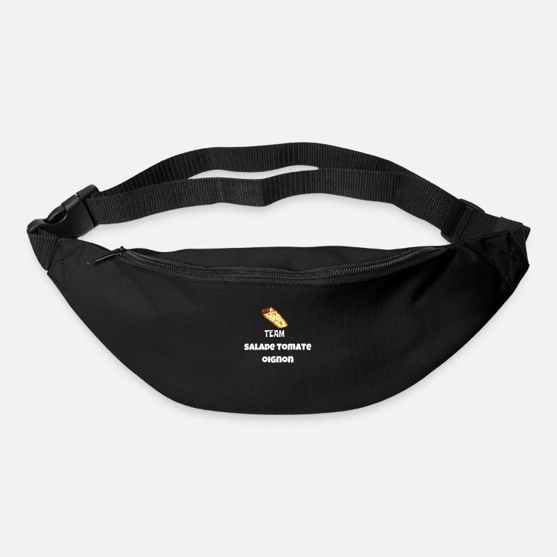 "TEAM SALADE TOMATE OIGNON- TEE SHIRT - Sac banane - noir