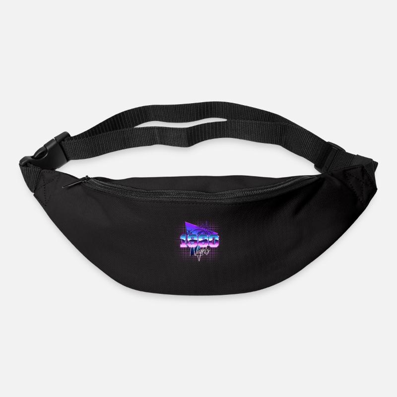 neon graphic - Gürteltasche - Schwarz