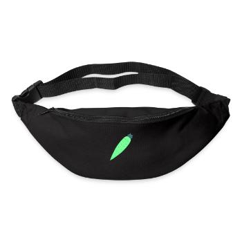 carrot vegetables - Bum bag - black - Front