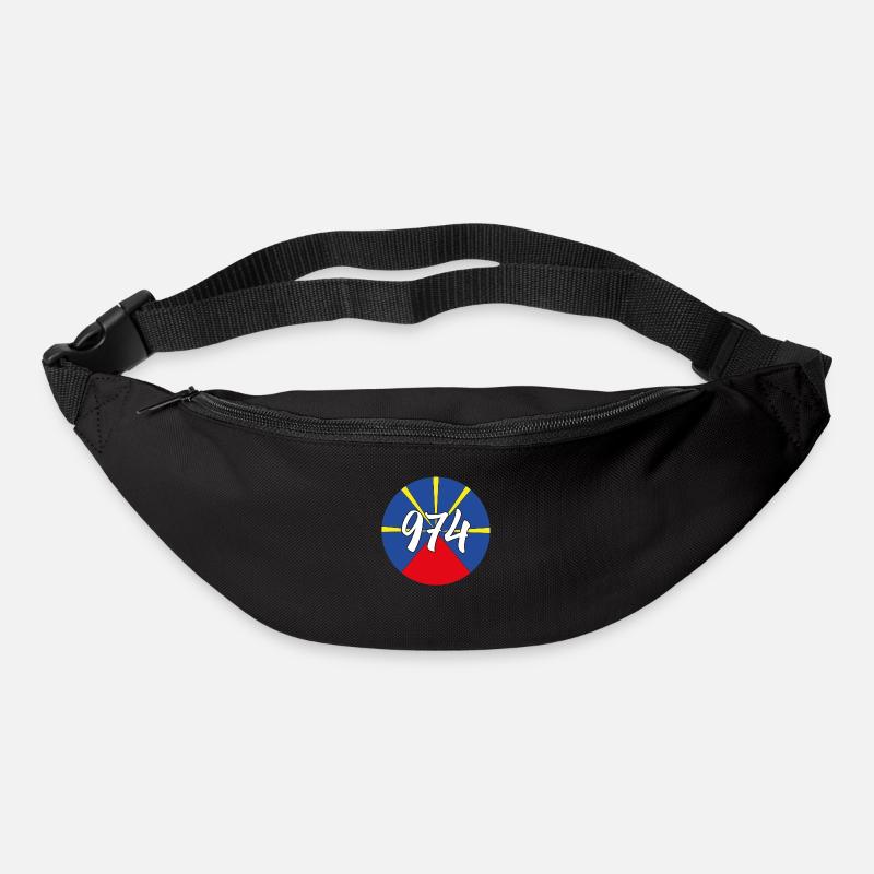 La Réunion - 974 - Gürteltasche - Schwarz