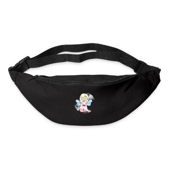 Engelchen mit Herz - Gürteltasche - Schwarz - Vorne