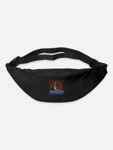 Windsurfen - Gürteltasche - Schwarz