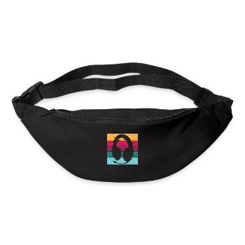 Jeu Écouter Gaming Gamer Cadeau Joueur Joueur - Sac banane - noir - Devant