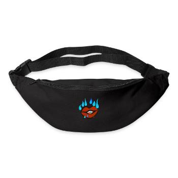 Lippen suchen Tränen v11.00 - Gürteltasche - Schwarz - Vorne