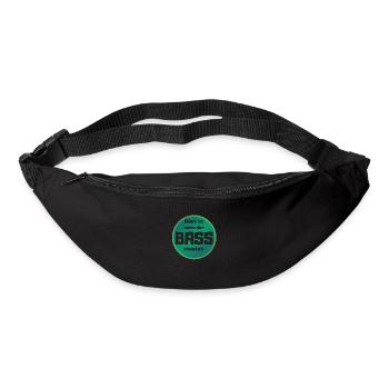 Glück ist wenn der bass einsetzt ! - Gürteltasche - Schwarz - Vorne
