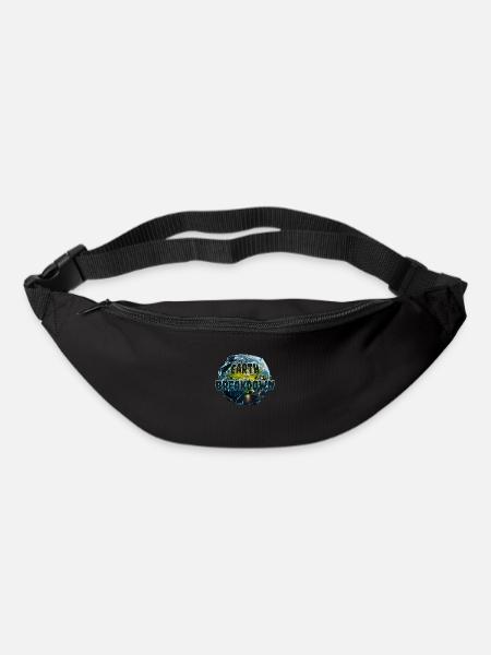 Décomposition de la Terre - Sac banane - noir