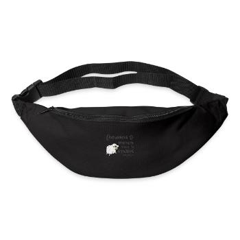 Christian Design Goodness and Mercy Psalm 23 - Bum bag - black - Front
