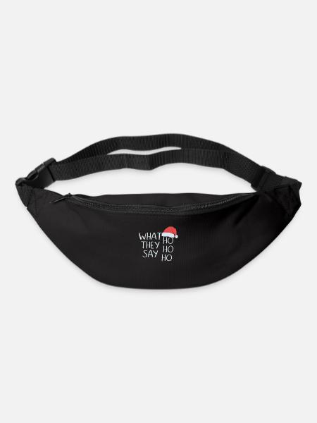 Ho Ho Ho - Gürteltasche - Schwarz