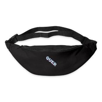 QUER - Gürteltasche - Schwarz - Vorne