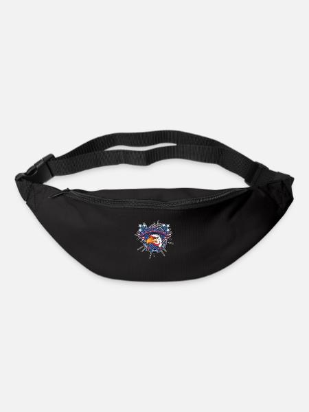 Amerika - Gürteltasche - Schwarz