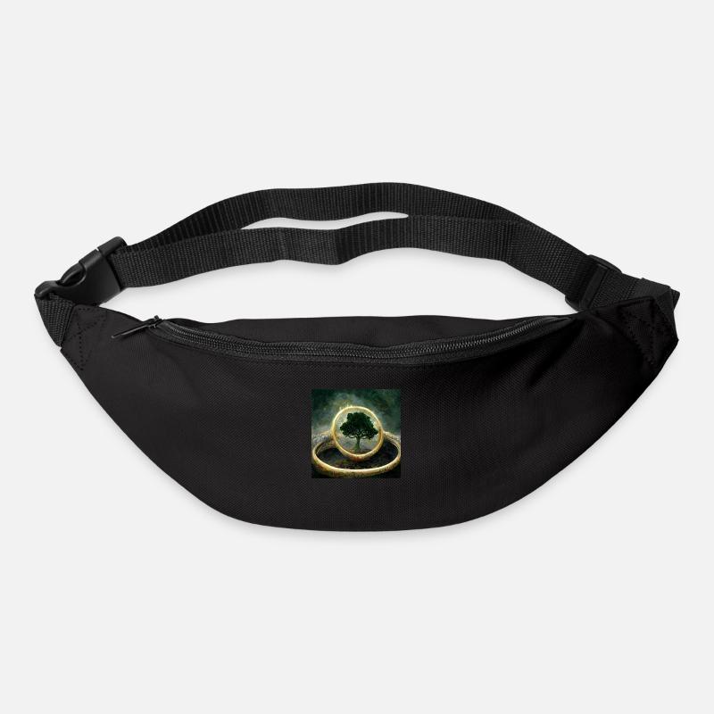 Weltenbaum - Gürteltasche - Schwarz