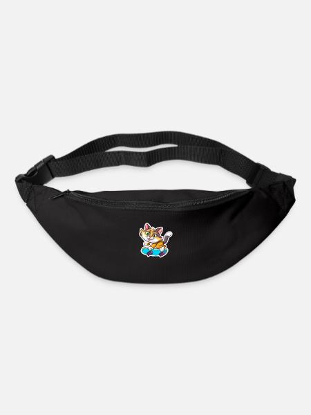 Cat skating - Bum bag - black