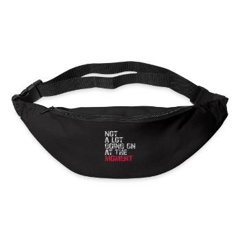 Il ne se passe pas grand-chose - Sac banane - noir - Devant