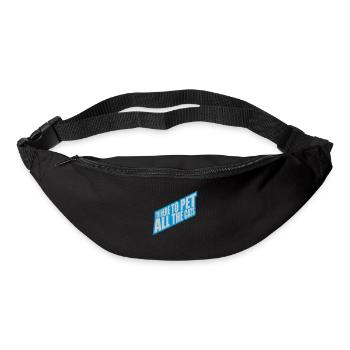 Animaux de compagnie tous les chats - Sac banane - noir - Devant