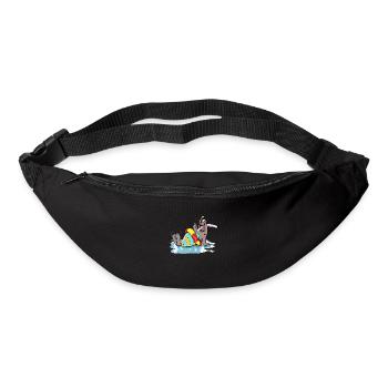 This sea lion is ready for a nice swim - Bum bag - black - Front