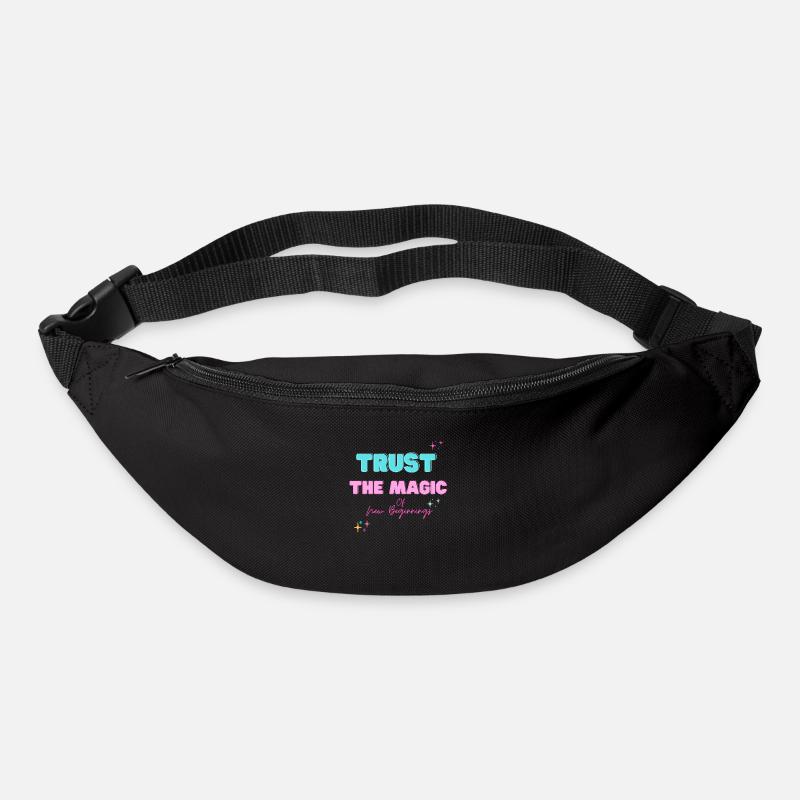 Vertrauen Sie der Magie des Neuanfangs - Gürteltasche - Schwarz