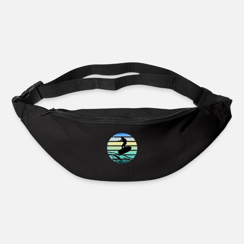 foil surf - foil surfing - foilsurfing - Gürteltasche - Schwarz