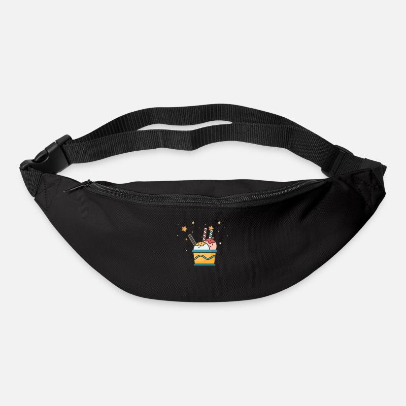 Star-Eis - Gürteltasche - Schwarz
