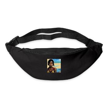 Beautiful Haitian Women in Bikini Painting - Bum bag - black - Front