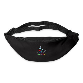 MTB Downhill Mountainbike - Gürteltasche - Schwarz - Vorne