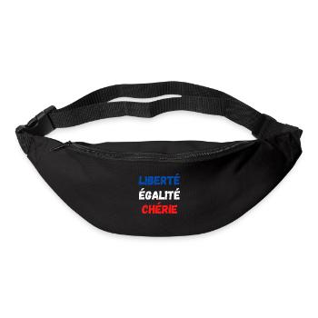 Liberté égalité chérie - Sac banane - noir - Devant