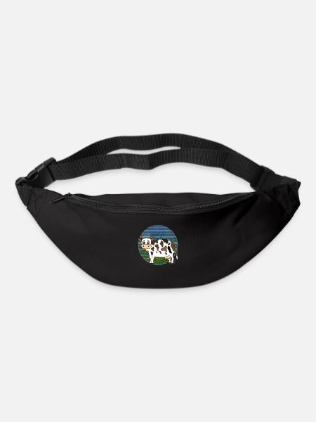 Kuh - Gürteltasche - Schwarz