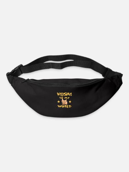 Katze - Gürteltasche - Schwarz