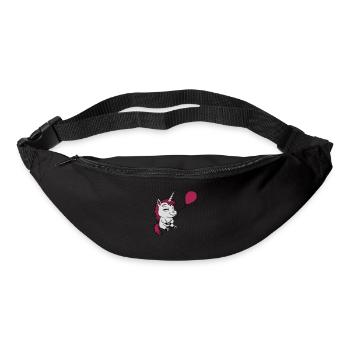 Happy Balloon Unicorn Comic - Bum bag - black - Front