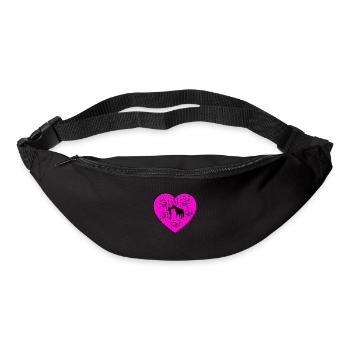 Cheval - Sac banane - noir - Devant