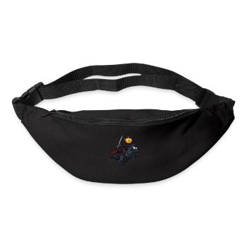 Gruseliger Halloween-Reiter - Gürteltasche - Schwarz - Vorne