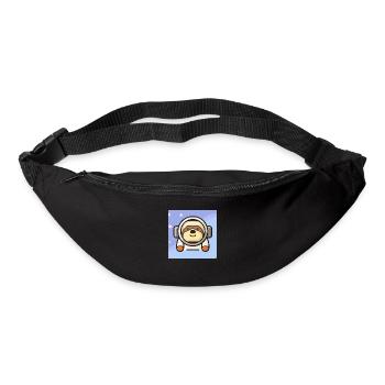 Faultierastronaut - Gürteltasche - Schwarz - Vorne