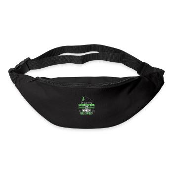 Pole Vault Motivation Quote Gift funny - Bum bag - black - Front