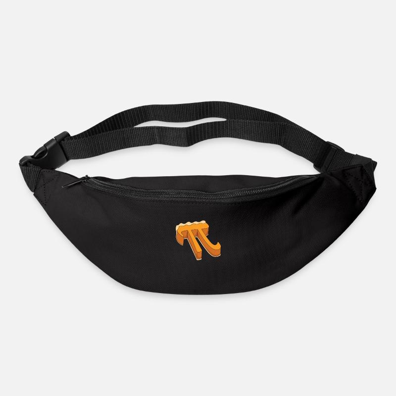 Gâteau à la citrouille - tarte, pi, Halloween - Sac banane - noir