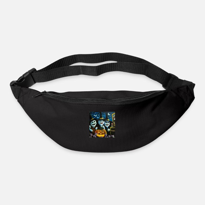 Der Kürbisball - Gürteltasche - Schwarz