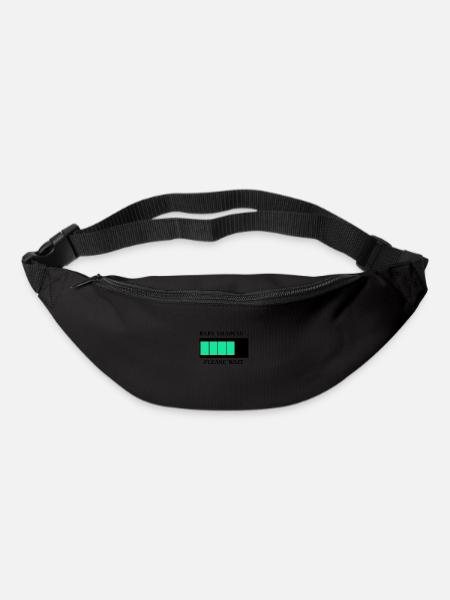 Baby loading please wait schwanger lustig Geschenk - Gürteltasche - Schwarz