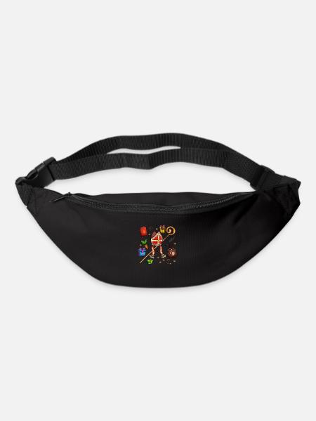 Éléments de Saint-Nicolas - Sac banane - noir
