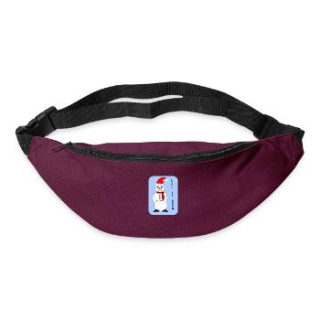 Laisser neiger - Sac banane - bordeaux  - Devant