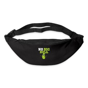 No Big Dill Pickle Cucumber - Gürteltasche - Schwarz - Vorne