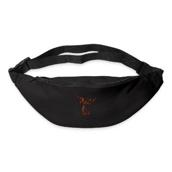 Michel archange saint ange chrétien saint snkt - Sac banane - noir - Devant