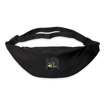 Oiseau - Sac banane - noir - Devant
