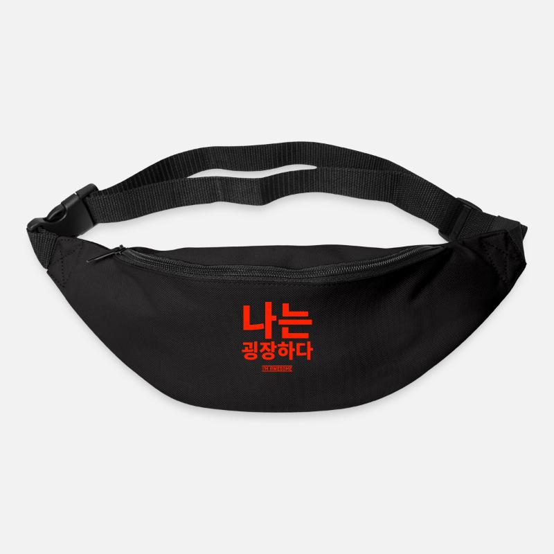 Koreanisch - Gürteltasche - Schwarz