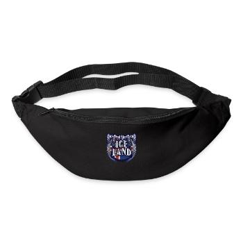 Island Insel Herkunft Geschenk - Gürteltasche - Schwarz - Vorne