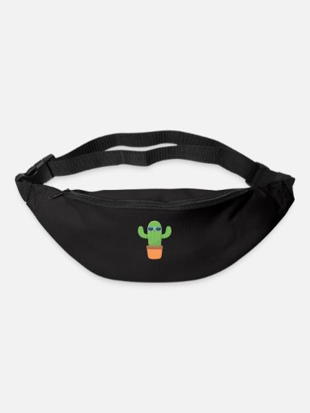Coole Kaktus - Gürteltasche - Schwarz