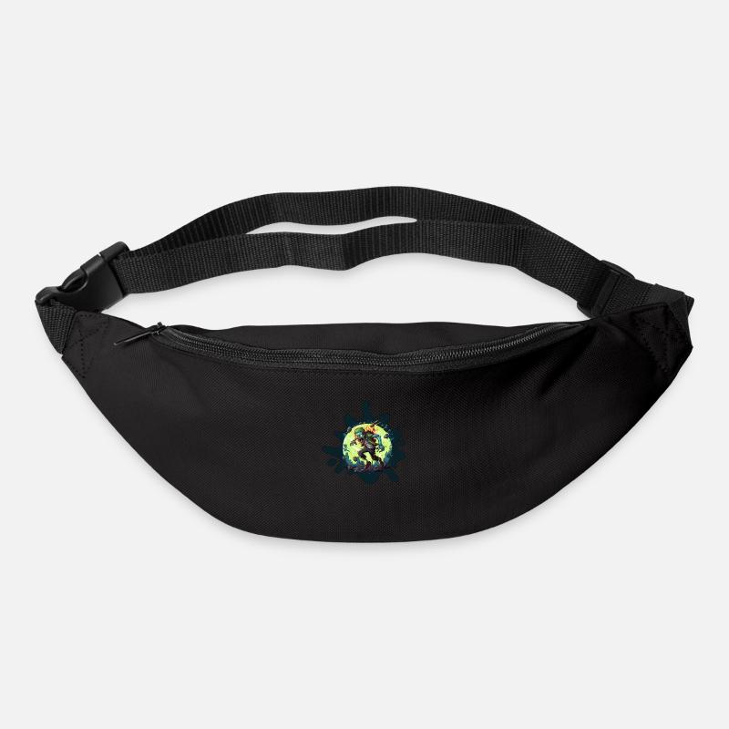 Nuklearer Zombie - Gürteltasche - Schwarz
